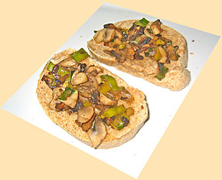 Mushroom Leek Slices